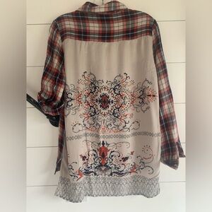 White Crow Red and Blue Plaid Shirt